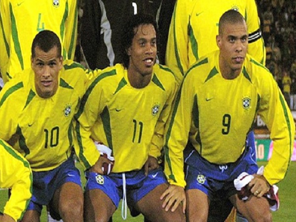 Pele, Jairzinho, Tostao (Santos & ĐTQG Brazil)